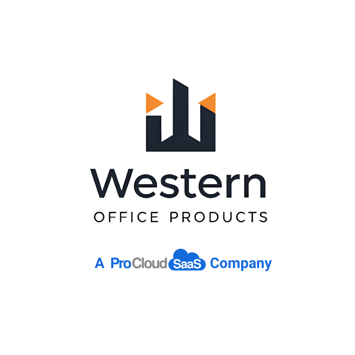 Western Office Products Logo with Pro Cloud SaaS Company Logo